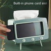 2 In 1 Tv Shape Tissue Box &amp; Mobile Phone Or Photo Holder